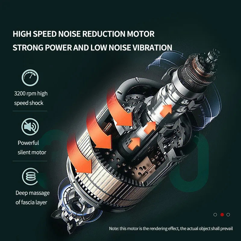 Vardi Dante™ Pistolet do masażu | Przenośne urządzenie do masażu wibracyjnego w formie pistoletu