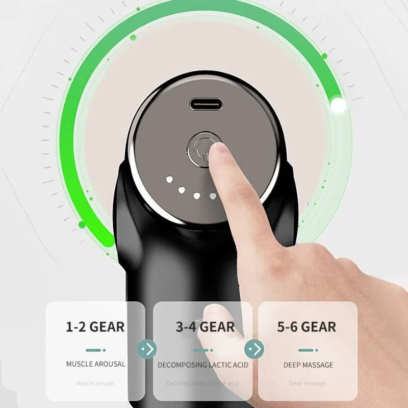 Vardi Dante™ Pistolet do masażu | Przenośne urządzenie do masażu wibracyjnego w formie pistoletu