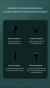 Vardi Dante™ Pistolet do masażu | Przenośne urządzenie do masażu wibracyjnego w formie pistoletu