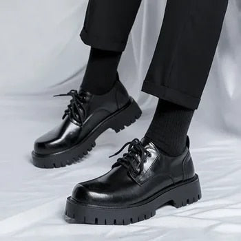 Stijlvolle Derbyschoenen met Dikke Zool - Ethan