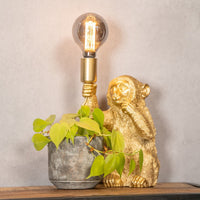Luxe Gouden Aap Tafellamp - GoldenChimp
