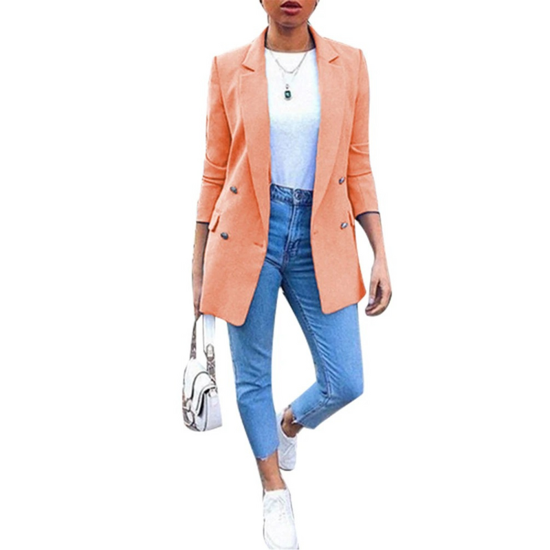 Stijlvolle Halflange Damesblazer - Ava