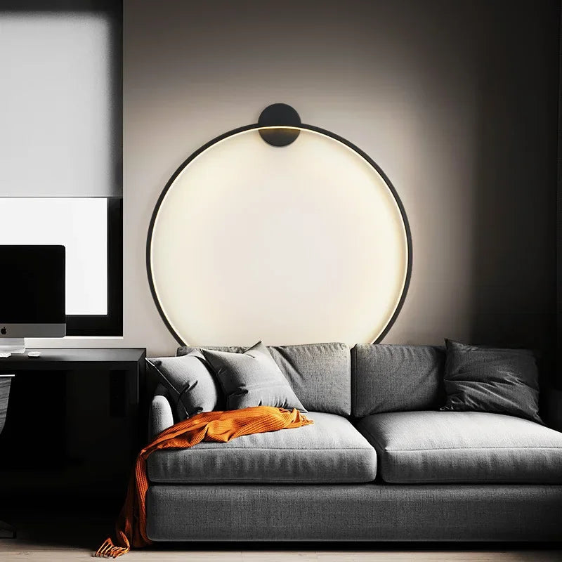 Minimalistische Ronde Wandlamp - Lars