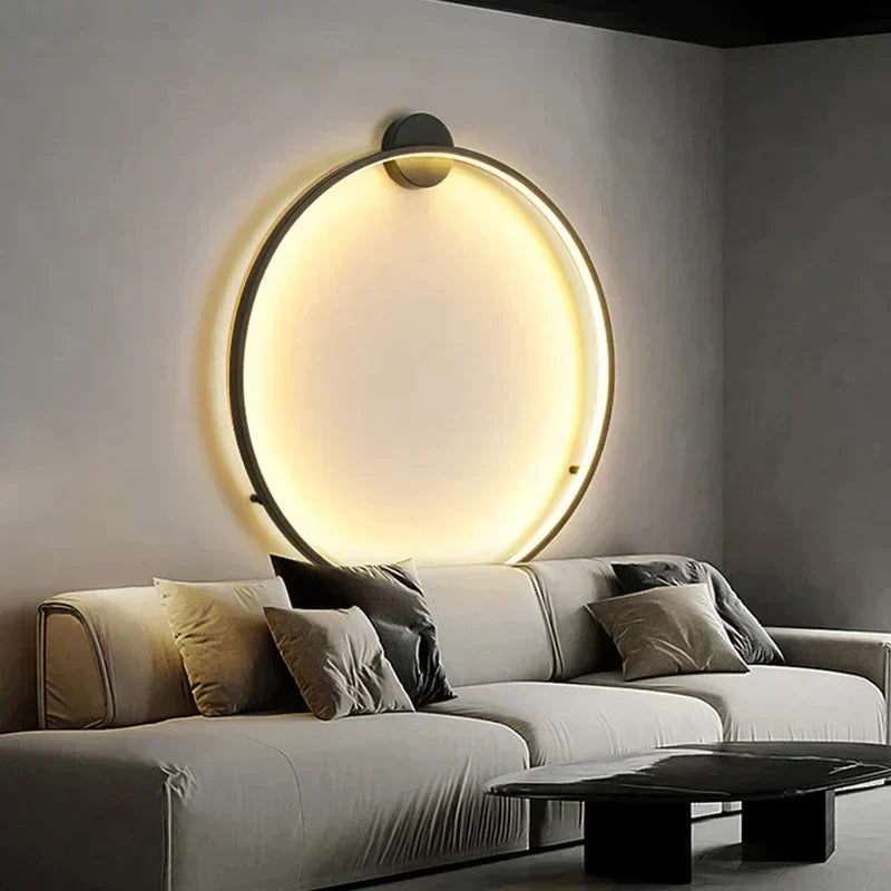 Minimalistische Ronde Wandlamp - Lars