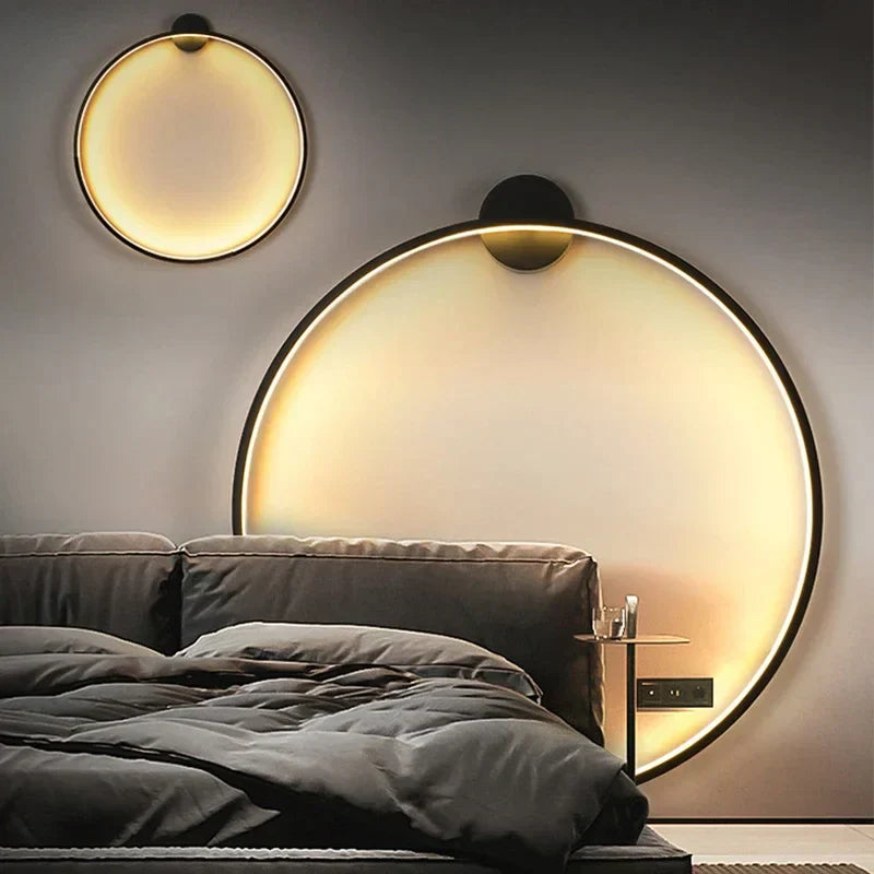 Minimalistische Ronde Wandlamp - Lars