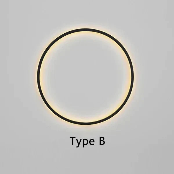 Minimalistische Ronde Wandlamp - Lars