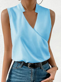 Stijlvolle dames zomerblouse met vloeiende pasvorm - Rania