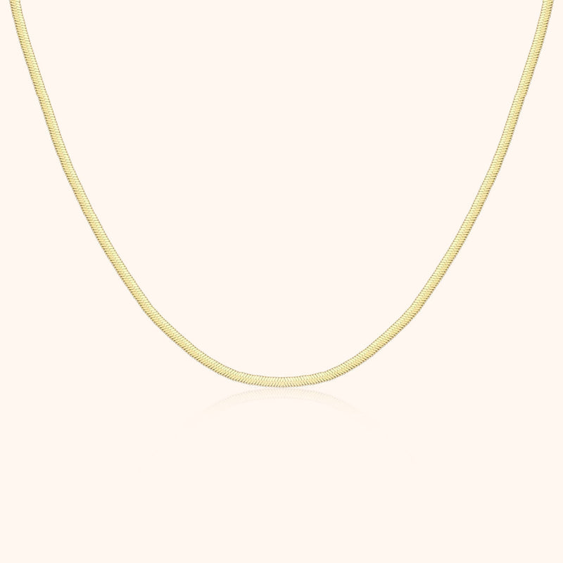 Luxe Platte Halsketting - Elvira