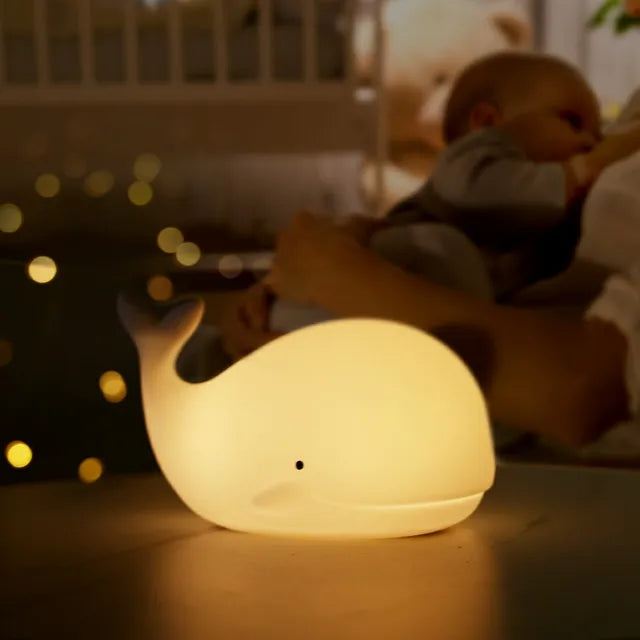 Magisch Verlichte Walvis Nachtlamp – Luma | Zacht Licht voor Kinderen