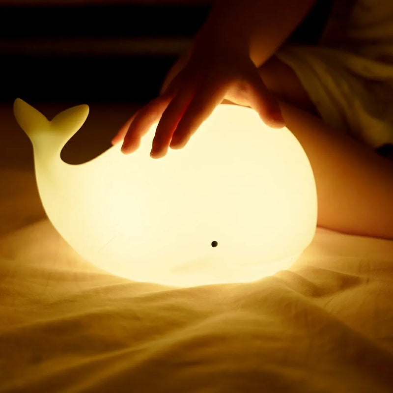 Magisch Verlichte Walvis Nachtlamp – Luma | Zacht Licht voor Kinderen