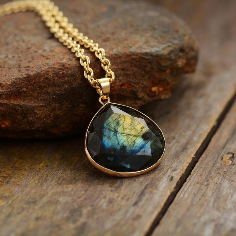 Labradoriet Aura Halsketting - Selene