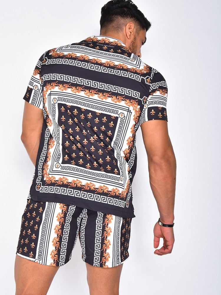 Vardi Dante™ hawajski zestaw ubrań | Seksowny i kolorowy zestaw dla mężczyzn