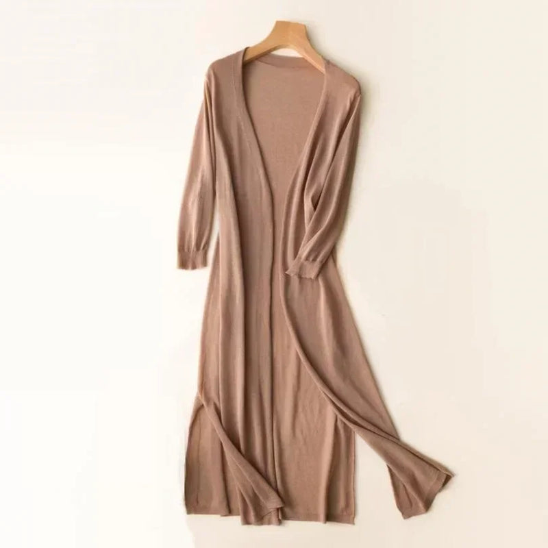 Dames lange mouw vest - Elda
