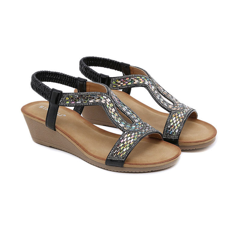 Luxe Dames Sandalen met Wedge Hak – Celeste