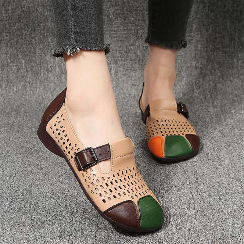 Lekkie damskie sandały z klamrą – Zoë