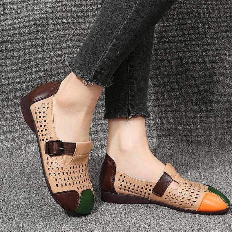 Lekkie damskie sandały z klamrą – Zoë