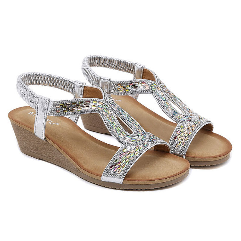 Luxe Dames Sandalen met Wedge Hak – Celeste