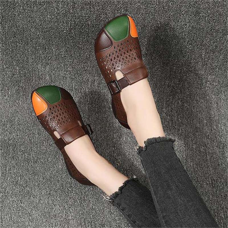 Lekkie damskie sandały z klamrą – Zoë