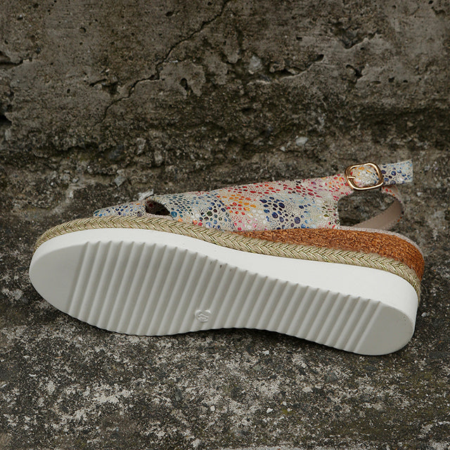 Solidne damskie sandały na koturnie – Romy