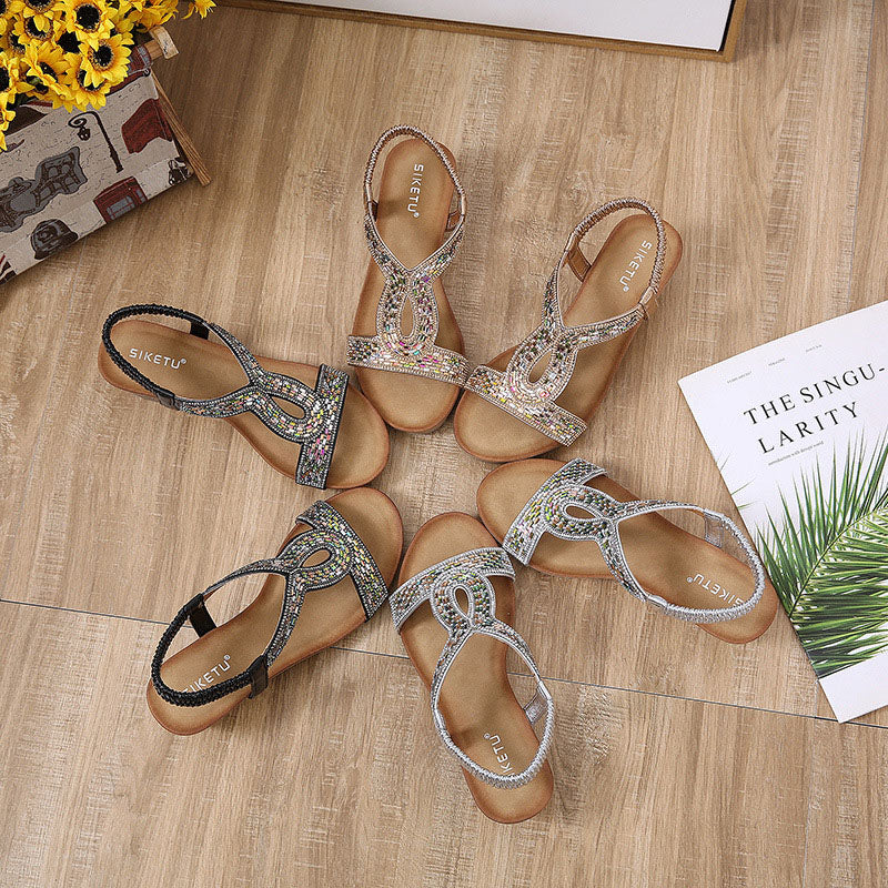 Luxe Dames Sandalen met Wedge Hak – Celeste