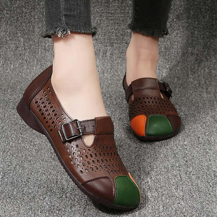 Lekkie damskie sandały z klamrą – Zoë