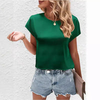 Stijlvol dames vleermuismouwshirt met ronde hals – Milena