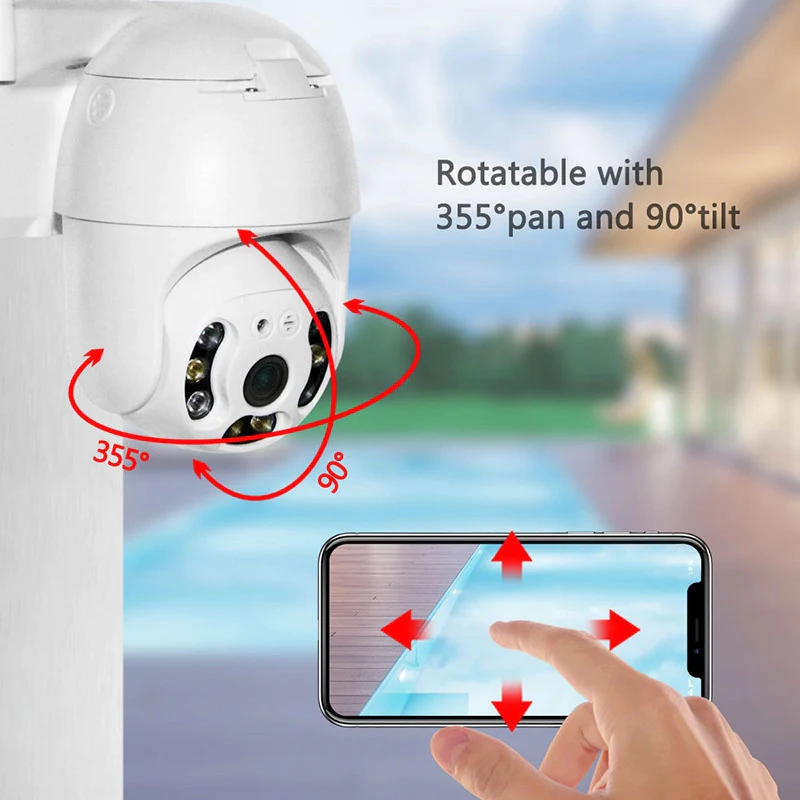 Set van 4 Slimme WiFi Beveiligingscamera’s – SmartCam Set 4X