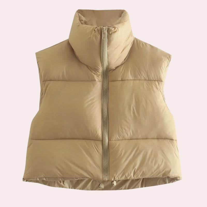 Gewatteerde Korte Damesbodywarmer - Liora