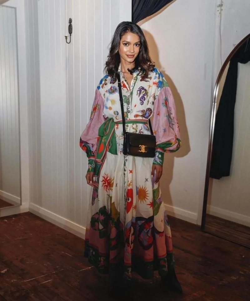 Stijlvolle Italiaanse Maxi Jurk – Bianca