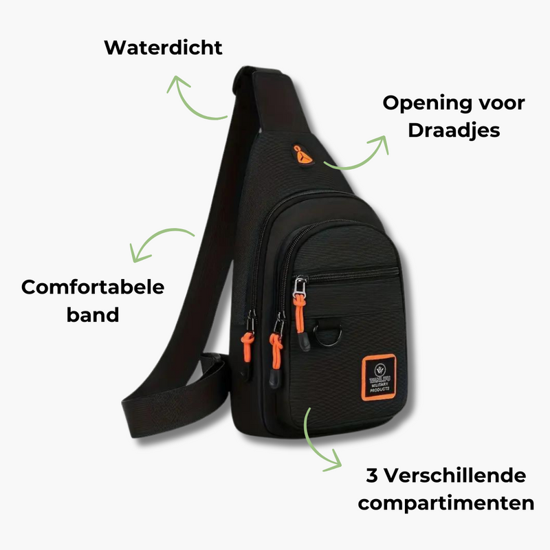 Stevige Heren Schoudertas - UrbanTrail