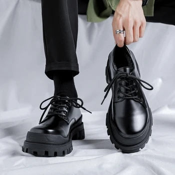 Stijlvolle Derbyschoenen met Dikke Zool - Ethan