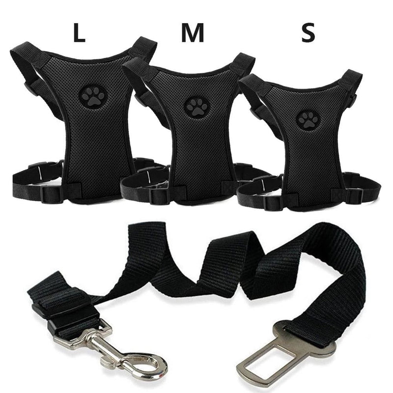 Autogordel met Comfortabel Borsttuig voor Honden - PawSafe