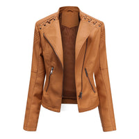 Elani - Trendy Leren Jack voor Dames