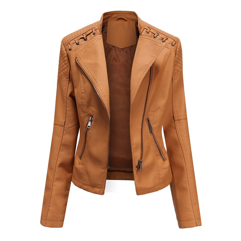 Elani - Trendy Leren Jack voor Dames