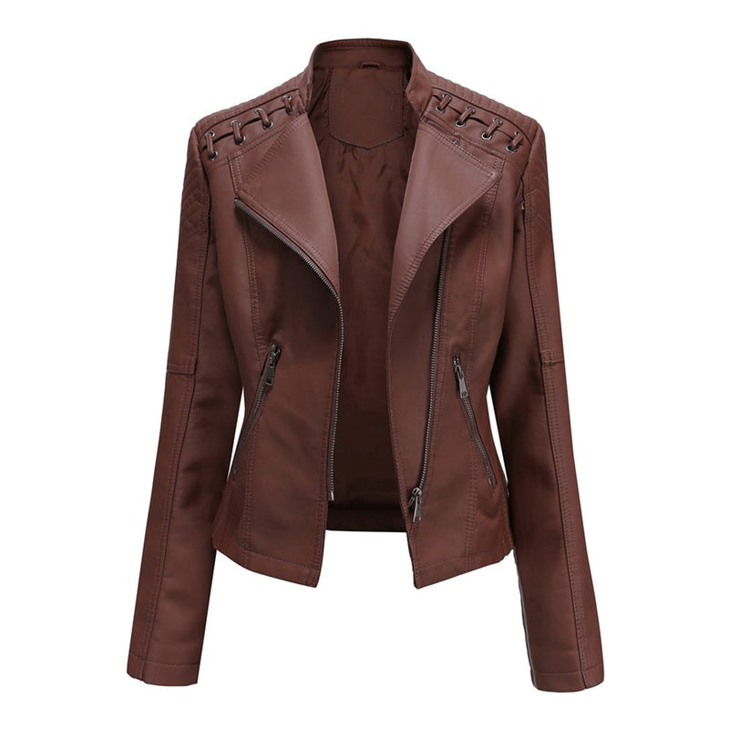 Elani - Trendy Leren Jack voor Dames