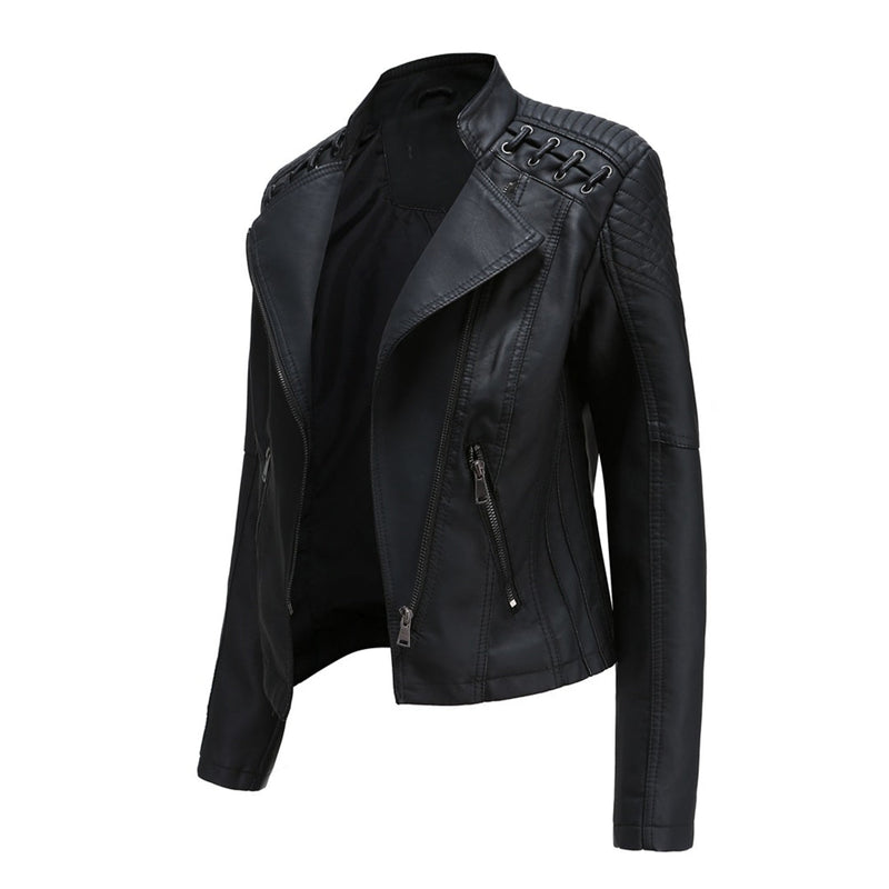 Elani - Trendy Leren Jack voor Dames
