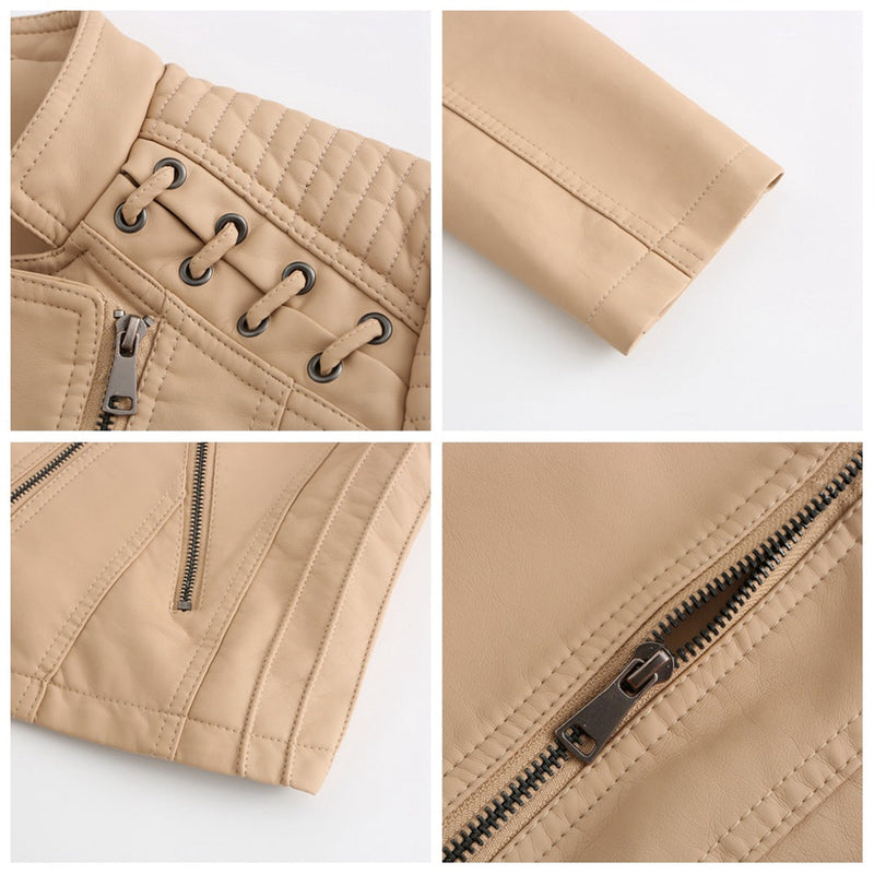 Elani - Trendy Leren Jack voor Dames