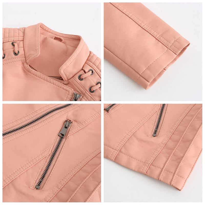 Elani - Trendy Leren Jack voor Dames
