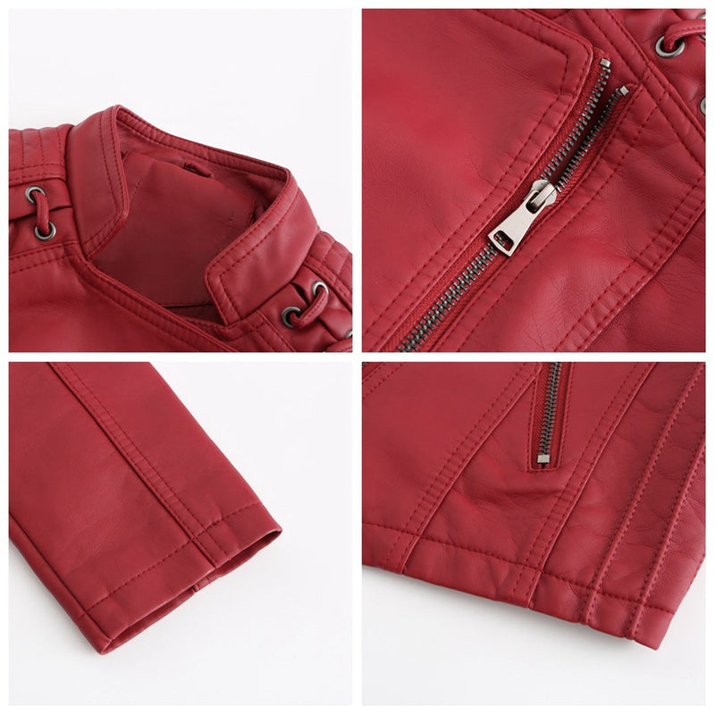 Elani - Trendy Leren Jack voor Dames