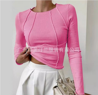 Basic Dames Shirt met Lange Mouwen - Mira