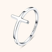 Trendy Ring met Kruisdetail - Amélie