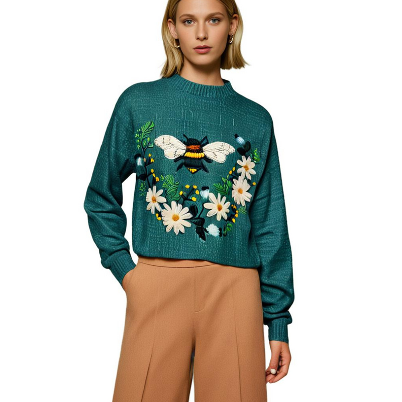 Vrolijke Damestrui met Bloemenprint - Fleur