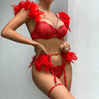 Vardi Dante™ Mirella 3-częściowy zestaw bielizny | Seksowny zestaw z unikalnymi detalami