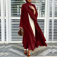 Vardi Dante™ Open Amina Abaya met Hijab | Een mooie & luchtige abaya