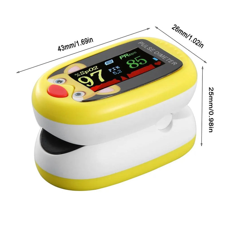 Kindvriendelijke Pulsoximeter voor Gezondheidsbewaking - KidPulse