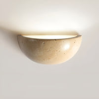 Halfronde LED Wabi-Sabi Wandlamp - ZenGlow