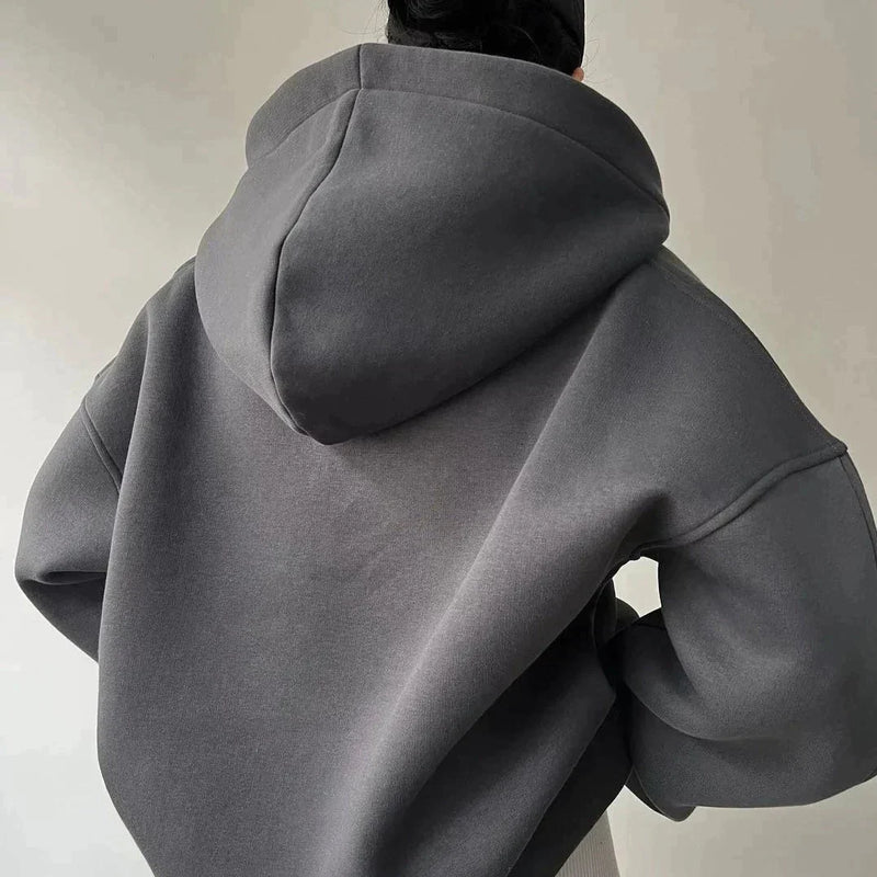 Trendy Oversized Dames Hoodie met Capuchon - Luna