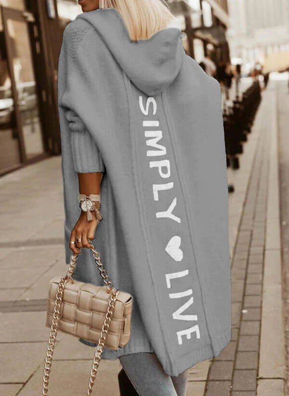 Trendy Oversized Damesvest - Amelie