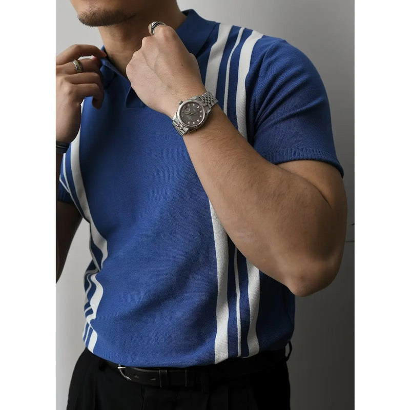 Slim Fit Heren Polo met rits – Fabrizio