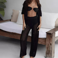 Luchtige & Stijlvolle Dames Zomerset met Cut-Outs en Lange Broek – Liora